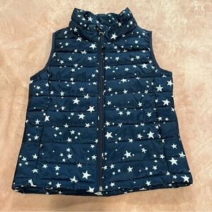 Amazon Essentials Girls' Lightweight Water-Resistant Packable Puffer Vest Navy